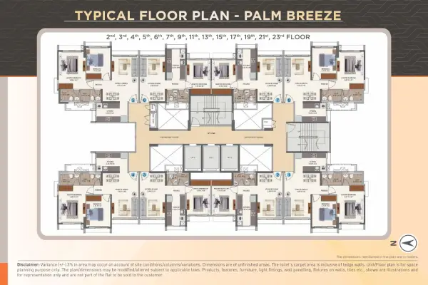 Joyville Virar Floor Plan